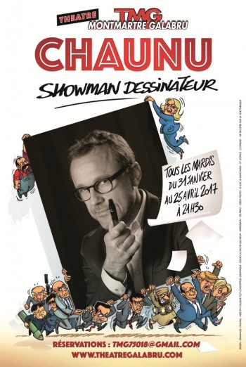 chaunu,showman,dessinateur