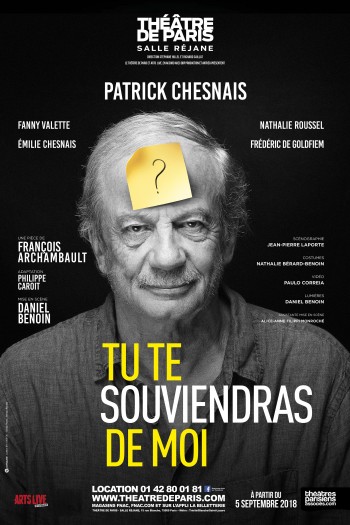 chesnais,tu te souviendras,théatre,paris