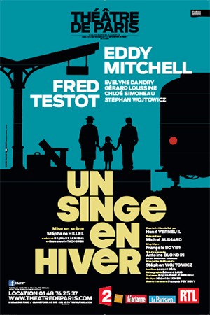 eddy mitchell,fred testot,un singe en hiver