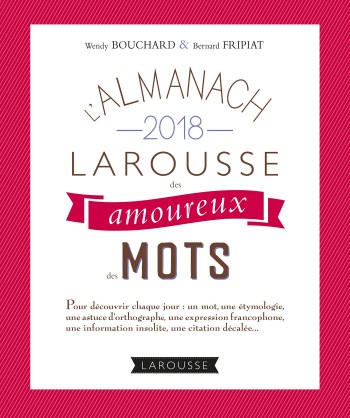 almanach,2018,bouchard,livre,mots,amoureux