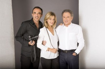 nikos aliagas,michel drucker,wendy bouchard