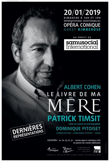 timsit,mere,opera,theatre,seul en scène,cohen