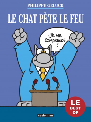 geluck,le chat,le feu,BD